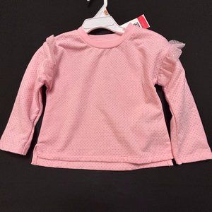 EPIC THREADS GIRLS SUNSET FLAMINGO PINK TOP